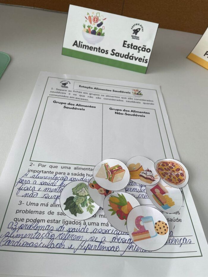 Rotação por estações - Alimentação saudável. - Imagem 2