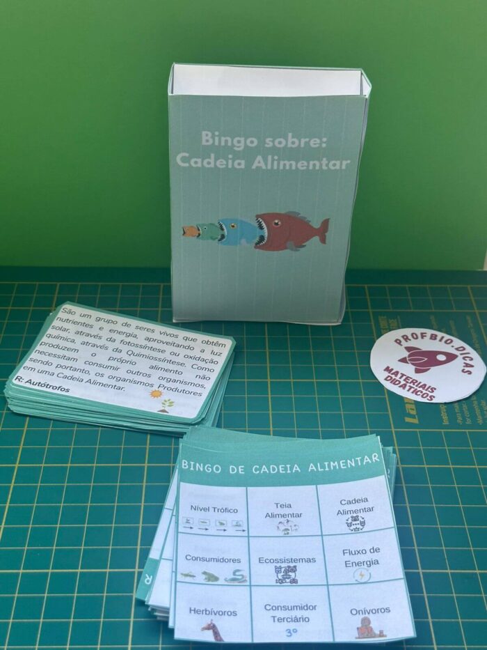 Bingo sobre Cadeia alimentar (Leia descrição) - Imagem 2