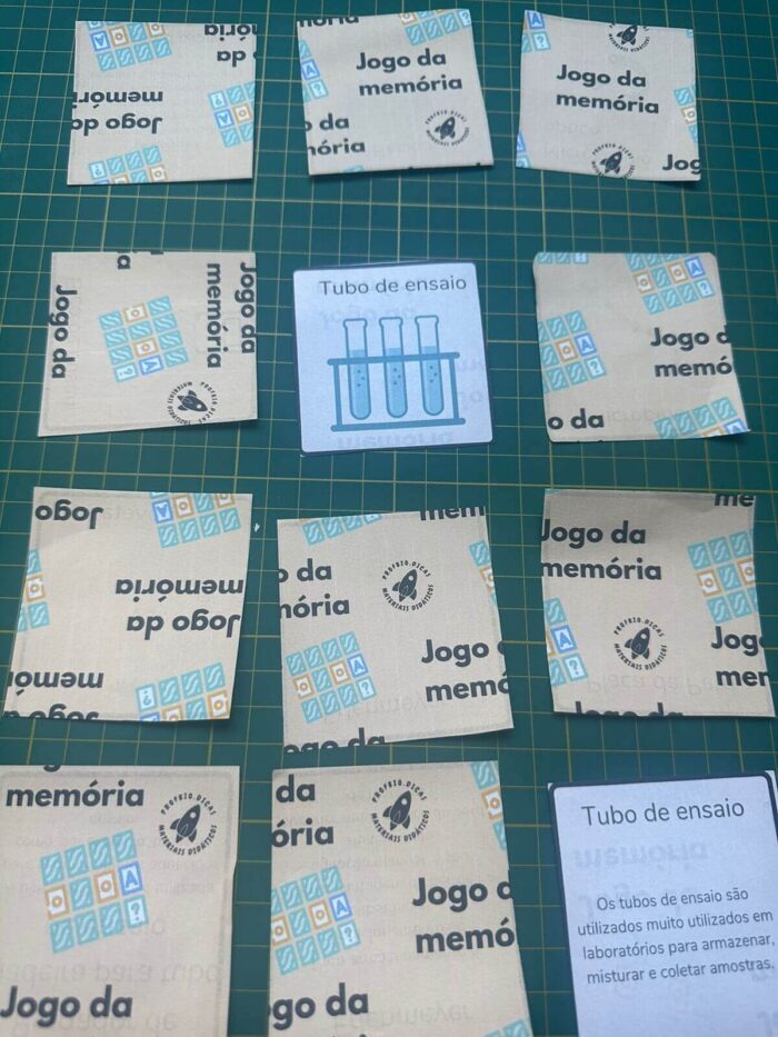Jogo da memória - Vidrarias e materiais de laboratórios. (Leia descrição) - Imagem 2