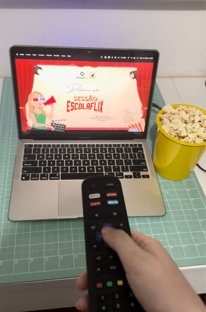 Dinâmica sobre: Sessão Escolaflix (Slide, lembrancinha, vídeoaula) - Volta às aulas - Imagem 2